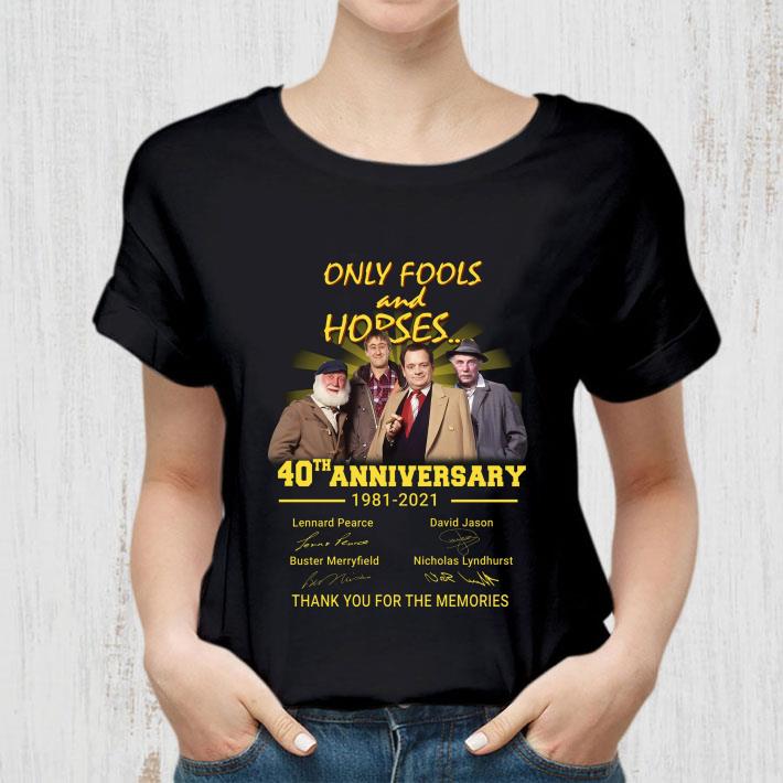 Premium Only Fools and Horses 40th Anniversary 1981-2021 Signatures shirt 11 Only Fools and Horses 40th Anniversary 1981-2021 Signatures shirt