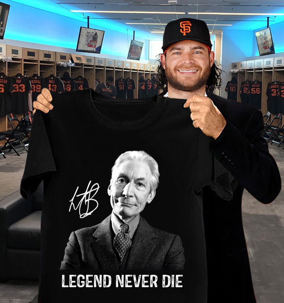 Rest In Peace Charlie Watts Legends Never Die Signature Shirt