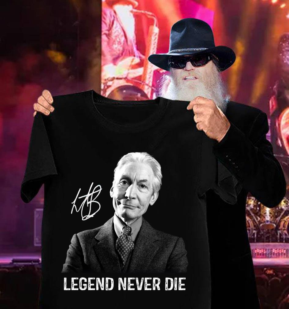 Rest In Peace Charlie Watts Legends Never Die Signature Shirt