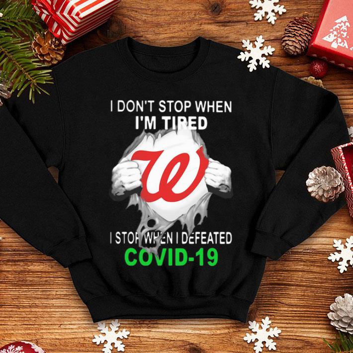 Washington Nationals Blood Inside I Stop When I Defeated Covid-19 shirt 1 Washington Nationals Blood Inside I Stop When I Defeated Covid-19 shirt