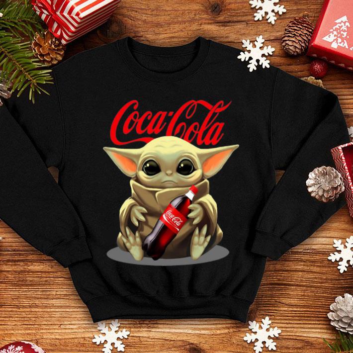 Star Wars Baby Yoda Hug Coca Cola shirt