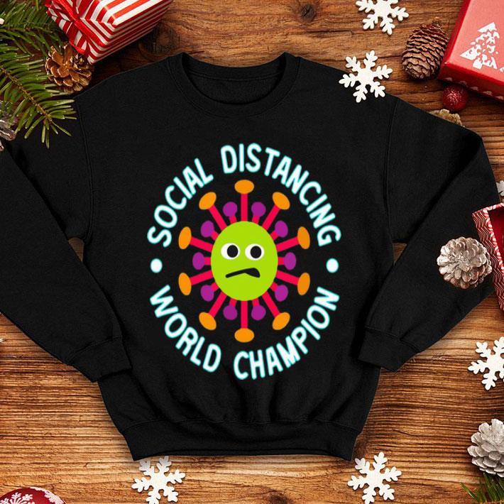 Social Distancing World Champion Introvert Coronavirus shirt
