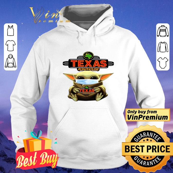 14301d38 baby yoda face mask hug texas roadhouse shirt 4 - Baby Yoda Face Mask Hug Texas Roadhouse shirt