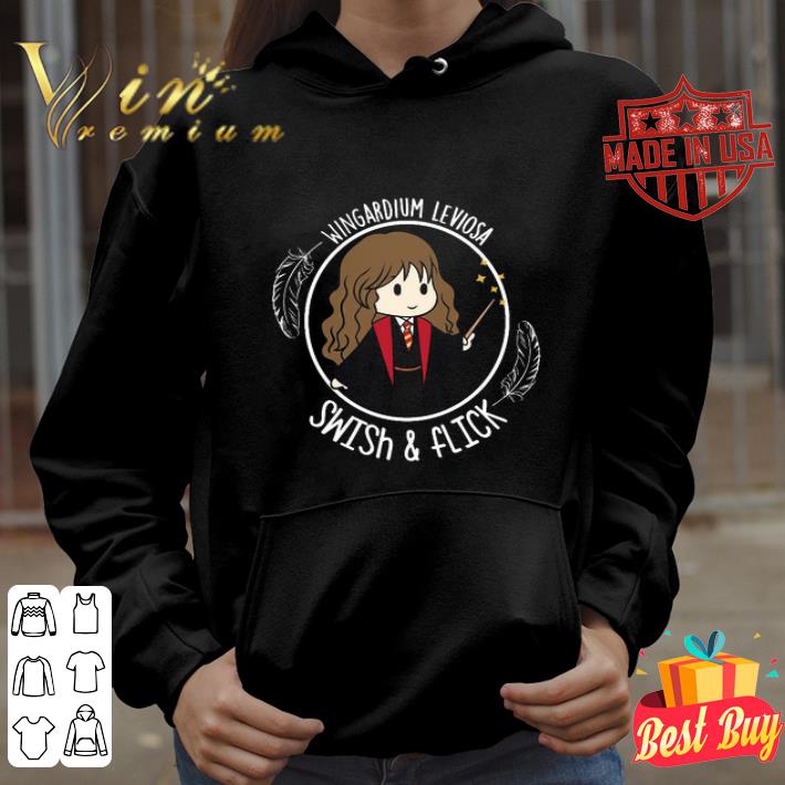 184438cf hermione wingardium leviosa swish and flick shirt 4 - Hermione Wingardium Leviosa Swish and Flick shirt