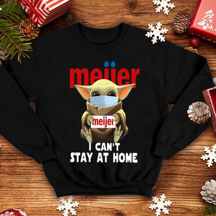 Star Wars Baby Yoda Face Mask Hug Meijer I Can’t Stay At Home shirt