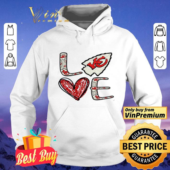 1c6ee7fd love kansas city chiefs logo shirt 4 - Love Kansas City Chiefs Logo shirt