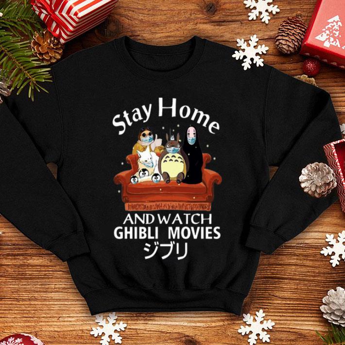 Stay Home And Watch Ghibli Movies Mask Japanese shirt