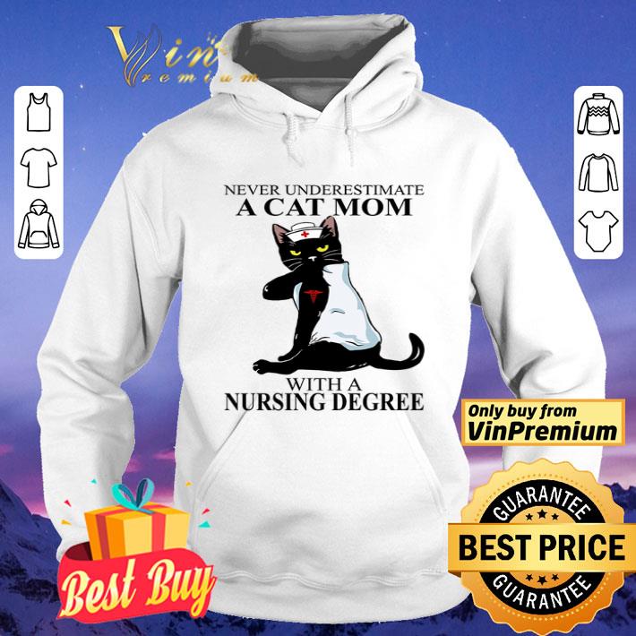 27c872f8 never underestimate a cat mom with a nursing degree shirt 4 - Never Underestimate A Cat Mom With A Nursing Degree shirt