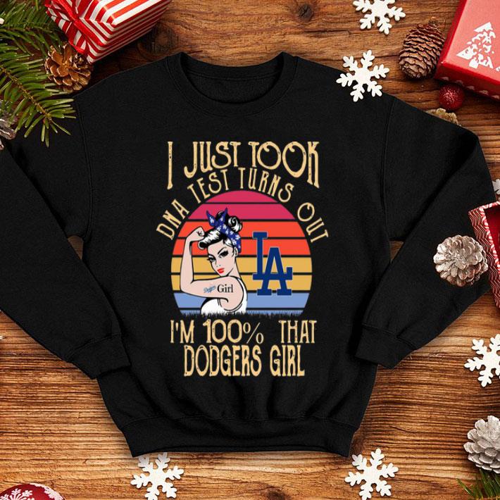 Vintage I Just Tool DNA Test Turns Out I’m 100% That Dodgers Girl shirt 1 Vintage I Just Tool DNA Test Turns Out I’m 100% That Dodgers Girl shirt