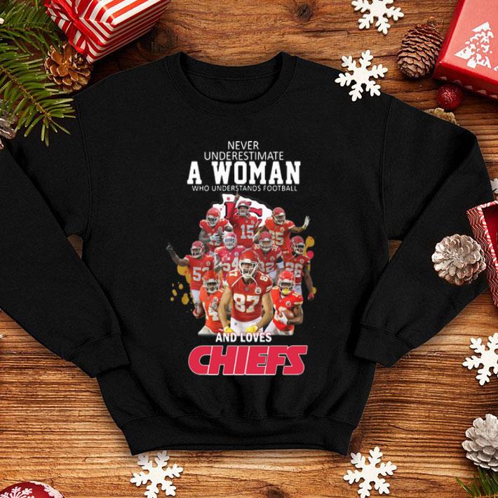 Never Underestimate A Woman Who Understands Football And Loves Chiefs shirt