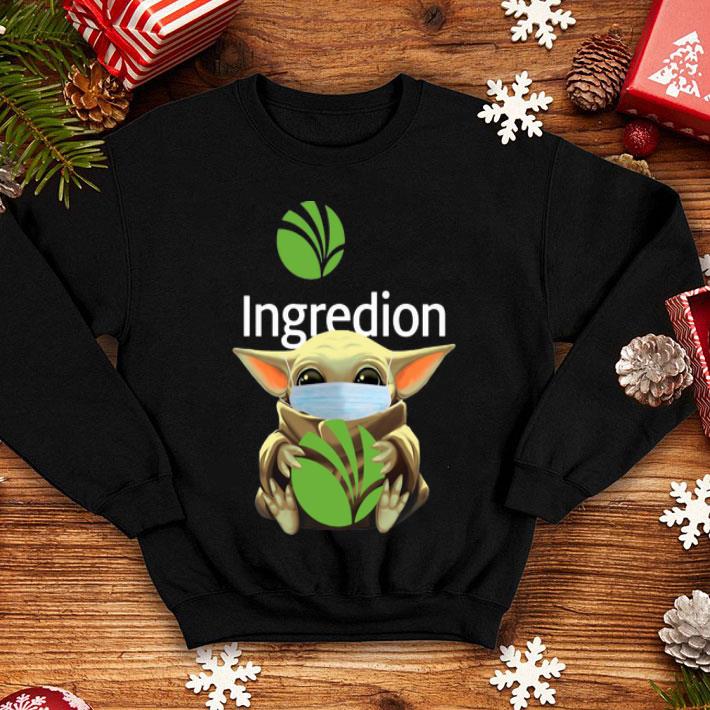 Star Wars Baby Yoda Face Mask Hug Ingredion Covid-19 shirt