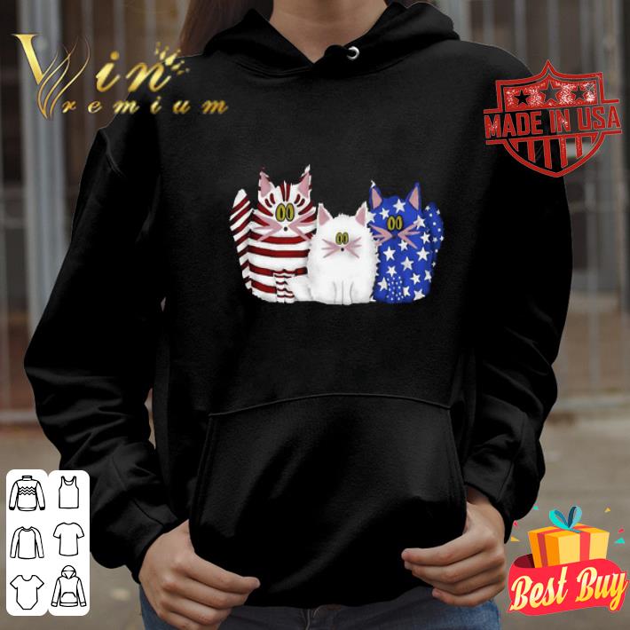Three Cat Red White And Blue American Flag shirt 4a364744 three cat red white and blue american flag shirt 4 - Three Cat Red White And Blue American Flag shirt