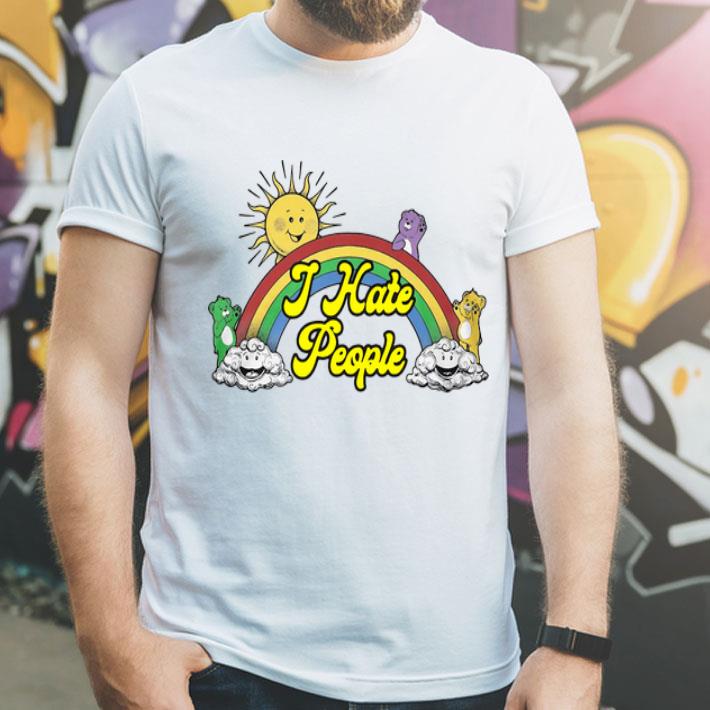 Bear Rainbow I Hate People shirt 1 Bear Rainbow I Hate People shirt