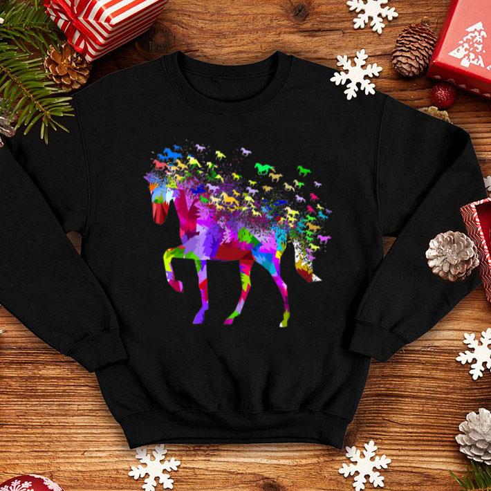 5b1ff2bf horses colorful shirt 4 - Horses Colorful shirt