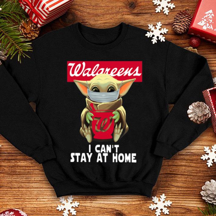 Star Wars Baby Yoda Face Mask Walgreens I Can’t Stay At Home shirt