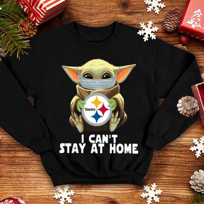 709acd97 star wars baby yoda mask hug pittsburgh steelers i can t stay at home shirt 4 - Star Wars Baby Yoda Mask Hug Pittsburgh Steelers I Can’t Stay At Home shirt