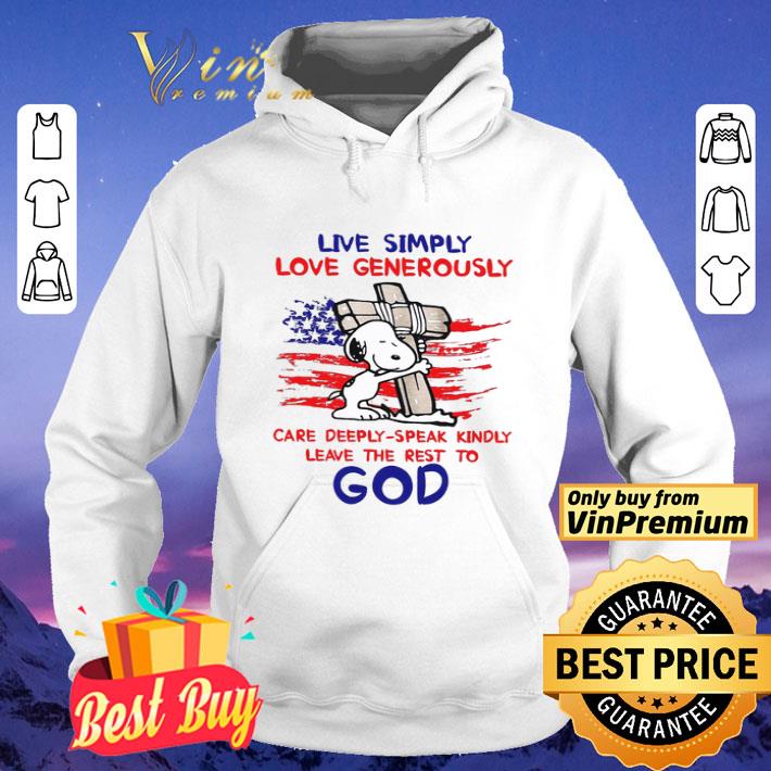 7723f667 snoopy cross live sinply love generously care deeply speak kindly shirt 4 - Snoopy Cross Live Sinply Love Generously Care Deeply Speak Kindly shirt