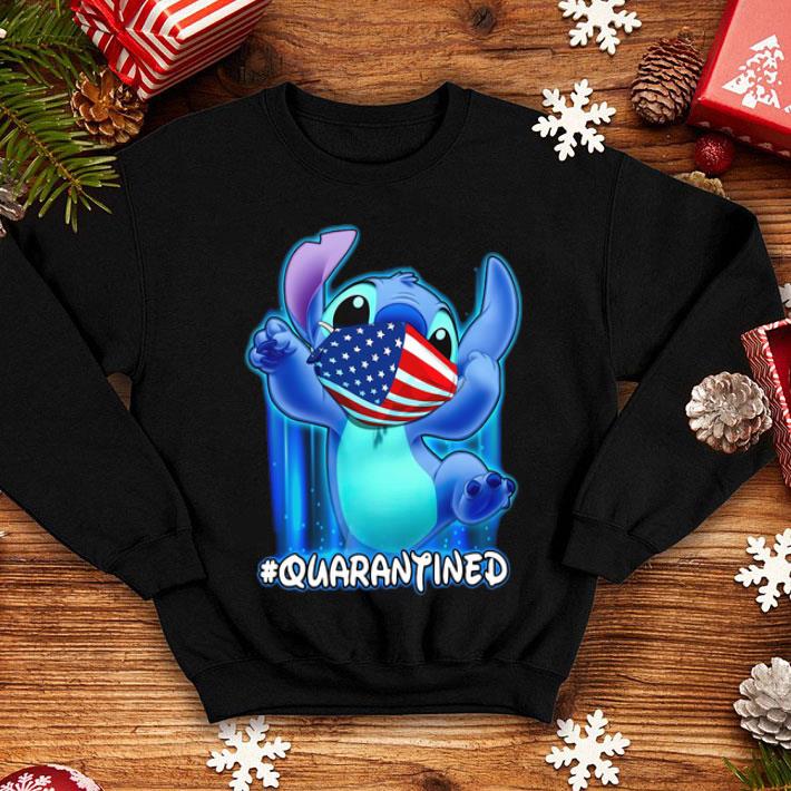 Stitch #Quarantined American Flag Mask 1 Stitch #Quarantined American Flag Mask