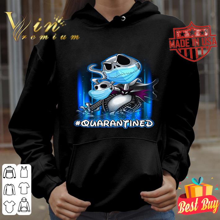 85b146d5 jack skellington and zero ghost mask quarantined coronavirus shirt 4 - Jack Skellington and Zero Ghost mask #quarantined Coronavirus shirt