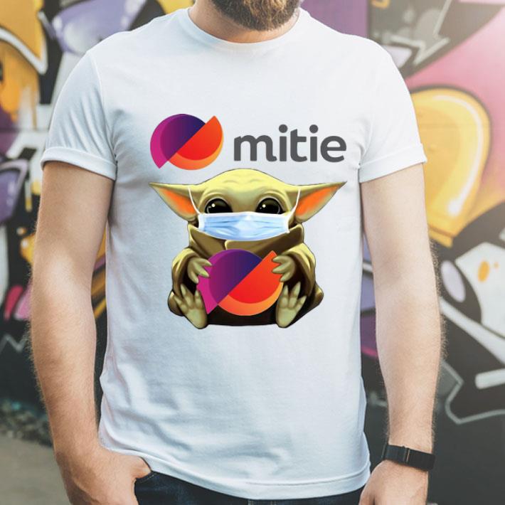 Star Wars Baby Yoda Face Mask Hug Mitie shirt