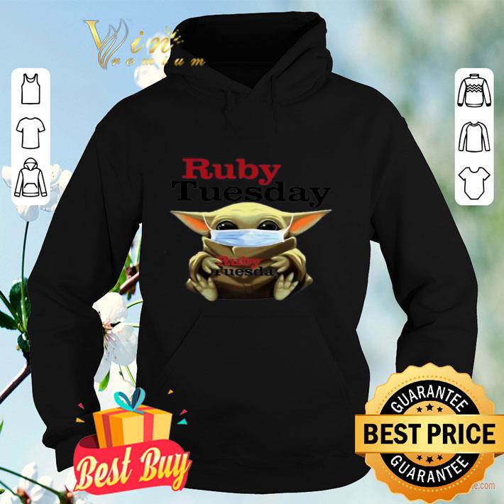 8d51eeec star wars baby yoda hug ruby tuesday covid 19 shirt 4 - Star Wars Baby Yoda Hug Ruby Tuesday Covid-19 shirt