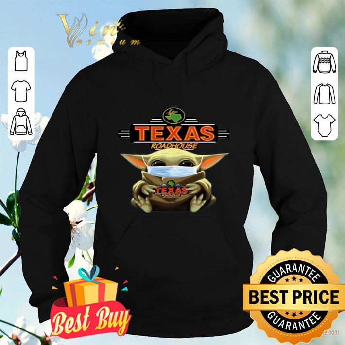 8ec1d32f star wars baby yoda hug texas roadhouse covid 19 shirt 4 - Star Wars Baby Yoda Hug Texas Roadhouse Covid-19 shirt