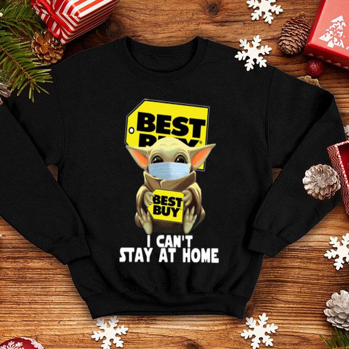 Baby Yoda Face Mask Hug Best Buy I Can’t Stay At Home Coronavirus shirt