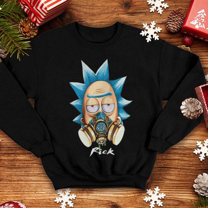 Rick Sanchez Gas Mask Quarantine shirt