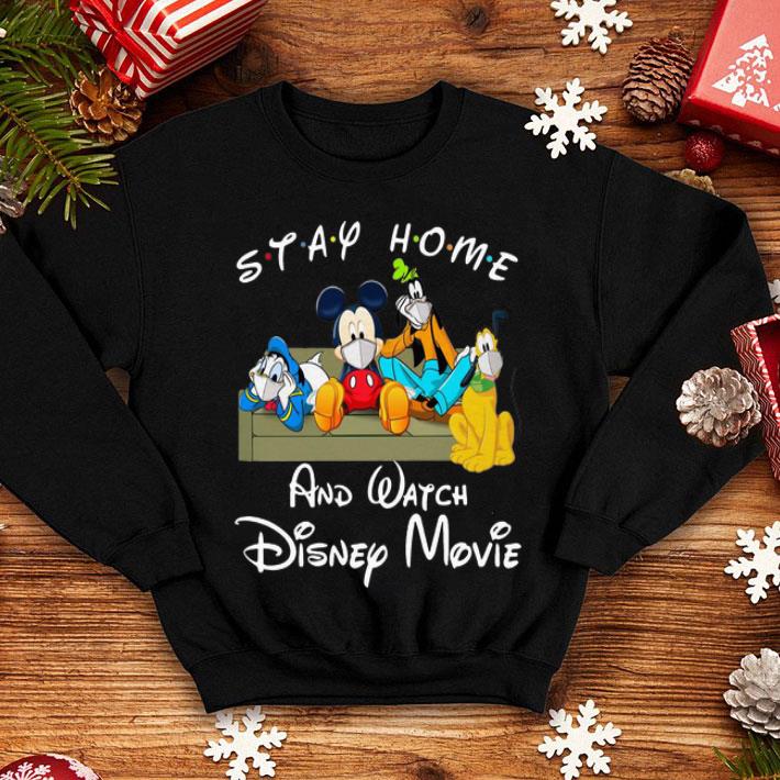 Stay Home And Watch Disney Movies Mask Covid-19 shirt