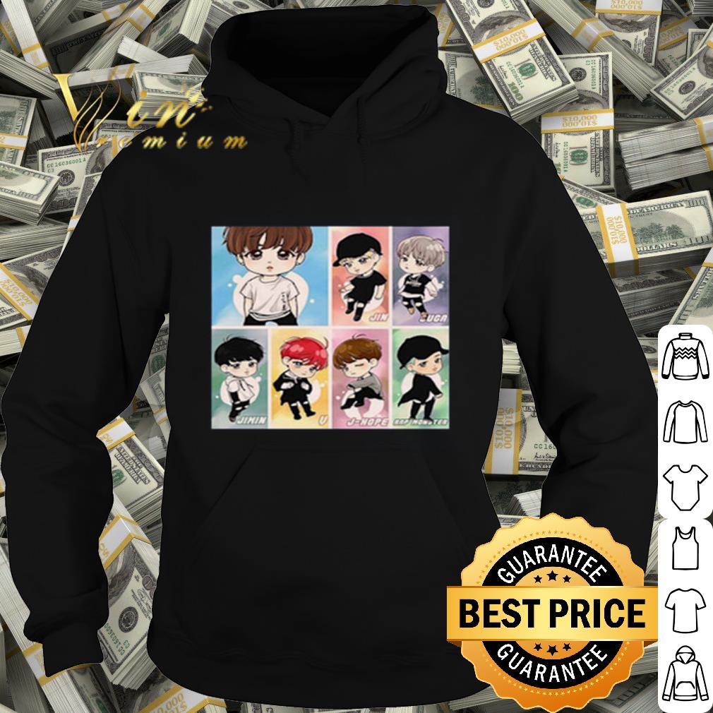 BTS band member chibi shirt a7a5b116 bts band member chibi shirt 4 - BTS band member chibi shirt