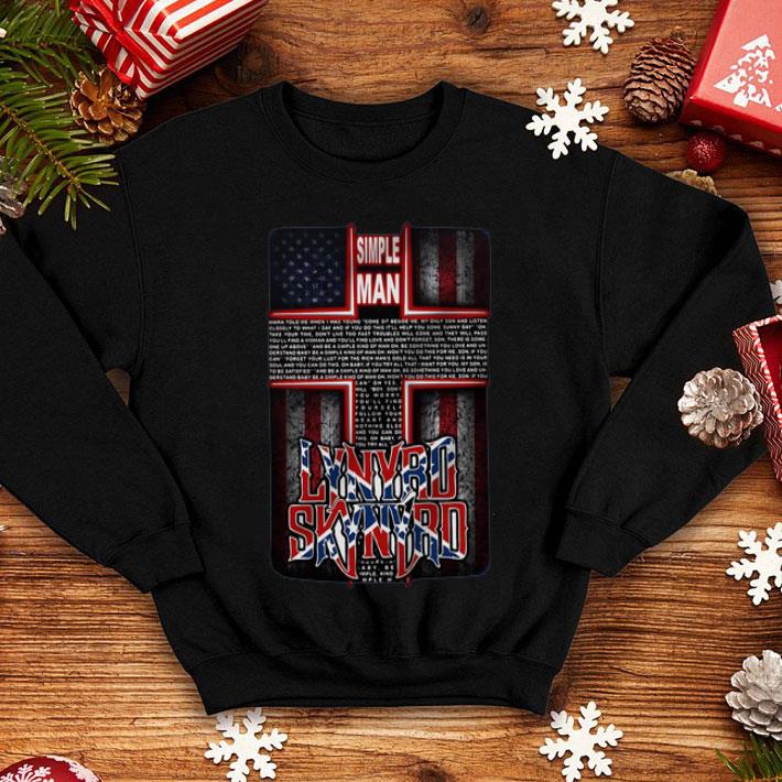 Simple Man Lynyrd Skynyrd American Flag shirt
