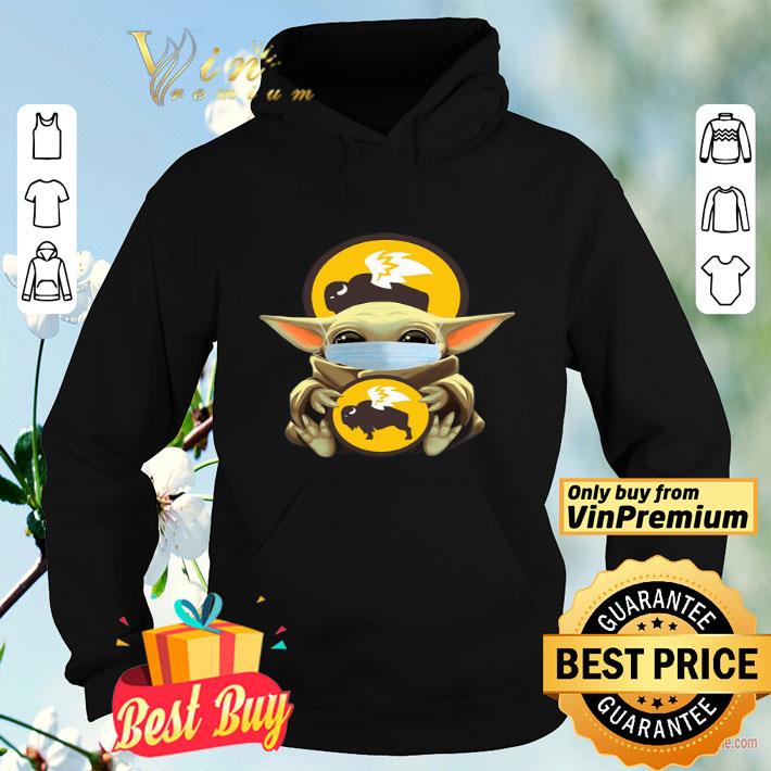 ad2247fe baby yoda mask hug buffalo wild wings shirt 4 - Baby Yoda Mask Hug Buffalo Wild Wings shirt