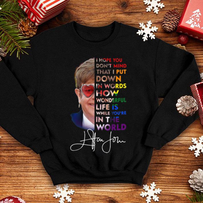 af9cf958 elton john how wonderful life is while you re in the world signature png 4 - Elton John How Wonderful Life Is While You’re In The World Signature shirt