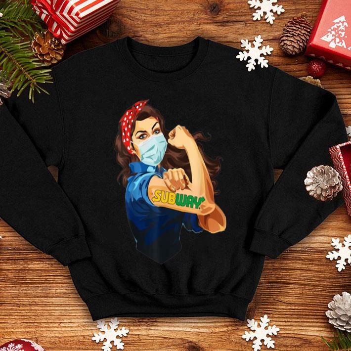 Strong Woman Mask Tattoo Subway shirt 1 Strong Woman Mask Tattoo Subway shirt