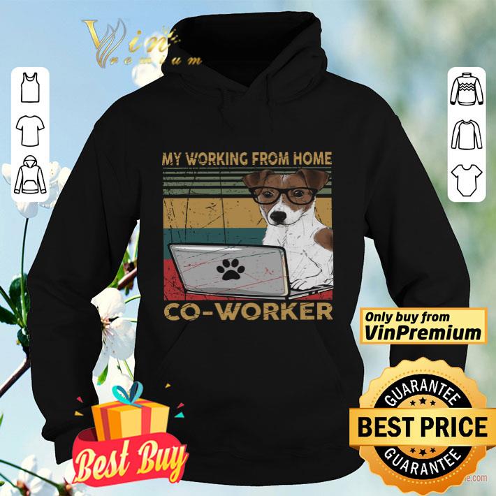 Pit Bull Terrier My Working From Home Co Worker Vintage shirt b5416430 pit bull terrier my working from home co worker vintage shirt 4 - Pit Bull Terrier My Working From Home Co Worker Vintage shirt