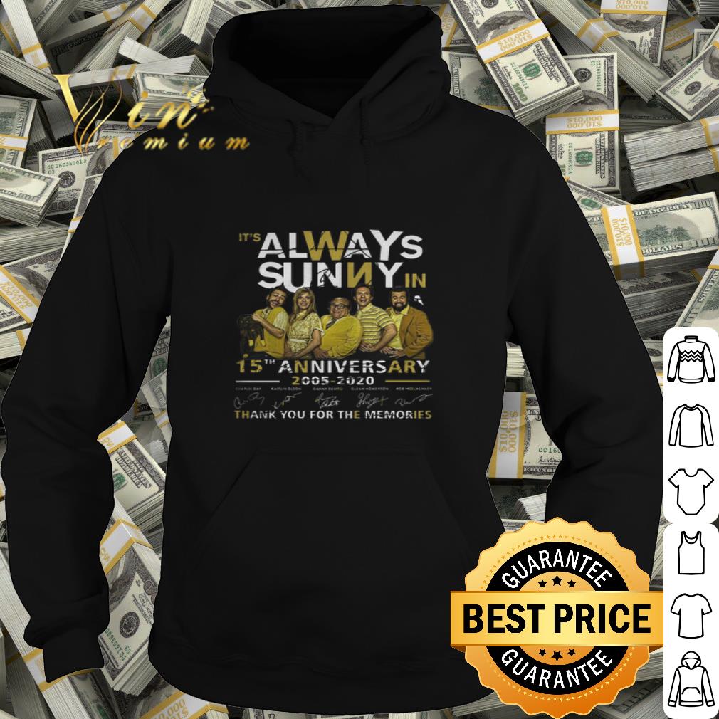 It's Always Sunny In Philadelphia 15th Anniversary signed thank you for the memories shirt bd272d46 it s always sunny in philadelphia 15th anniversary signed thank you for the memories shirt 4 - It's Always Sunny In Philadelphia 15th Anniversary signed thank you for the memories shirt