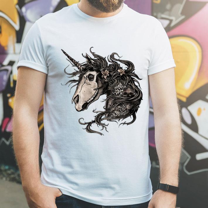 Unicorn Bone Skull Flower shirt 1 Unicorn Bone Skull Flower shirt