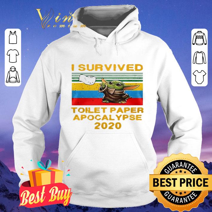 c67c6f0a i survived toilet paper apocalypse 2020 vintage baby yoda shirt 4 - I Survived Toilet Paper Apocalypse 2020 Vintage Baby Yoda shirt