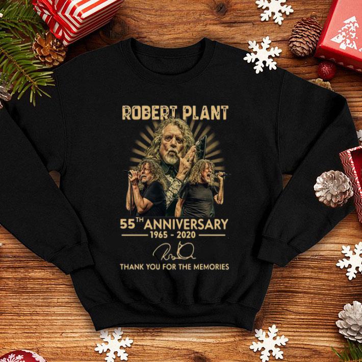 Robert Plant 55th Anniversary Thank You For The Memories Signature shirt