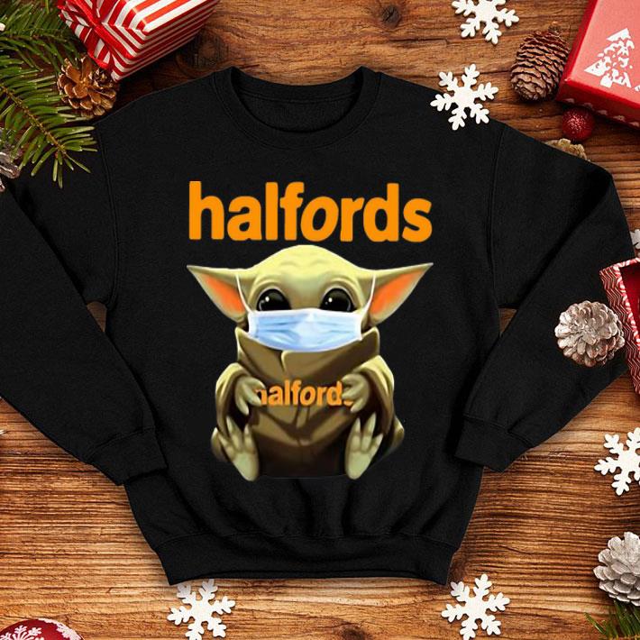 Star Wars Baby Yoda Face Mask Hug Halfords shirt