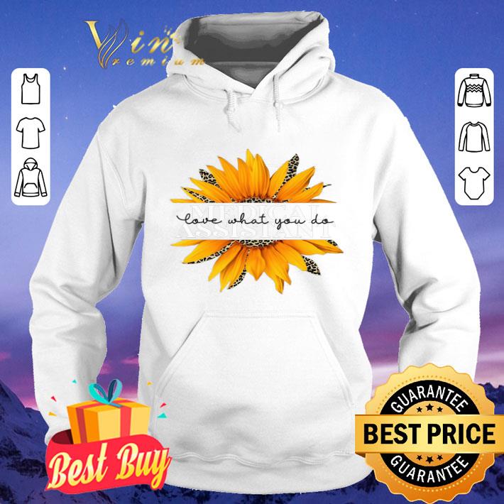 cca9095a sunflower leopard medical assistant love what you do shirt 4 - Sunflower Leopard Medical Assistant Love What You Do shirt