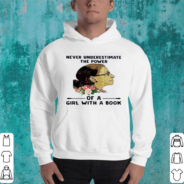 Top Ruth Bader Ginsburg Never Underestimate The Power Of A Girl With A Book shirt 10 Top Ruth Bader Ginsburg Never Underestimate The Power Of A Girl With A Book shirt