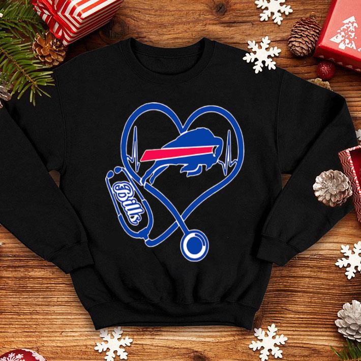 Buffalo Bills Heart Nurse Stethoscope shirt