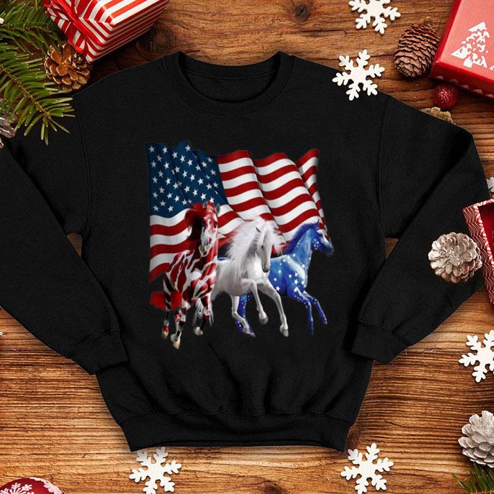 Horses American Flag shirt 1 Horses American Flag shirt