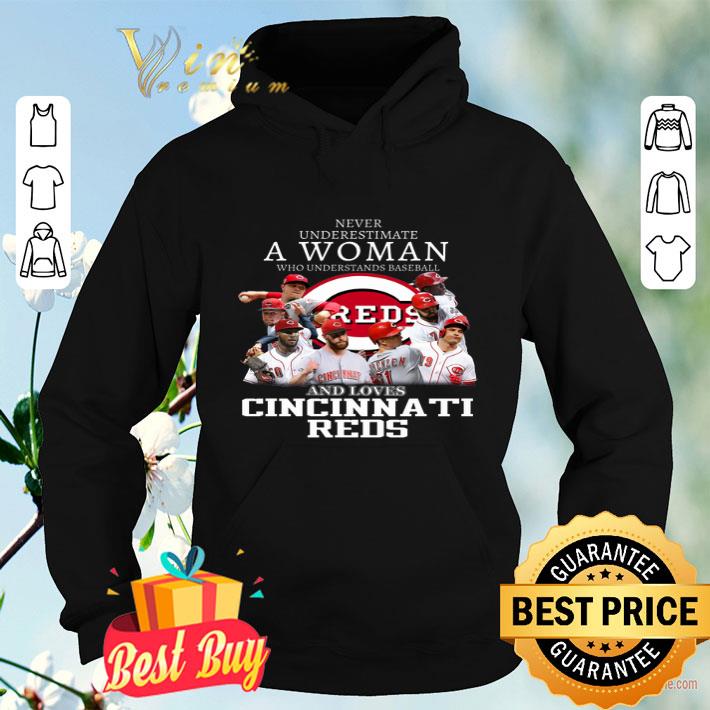 e1e89bd0 never underestimate a woman who understands baseball and loves cincinnati reds shirt 4 - Never Underestimate A Woman Who Understands Baseball And Loves Cincinnati Reds shirt