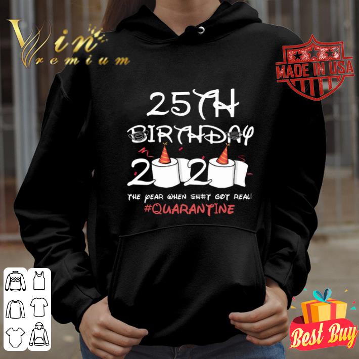 25th birthday 2020 the year when shit got real Quarantine Coronavirus shirt e2e698f6 25th birthday 2020 the year when shit got real quarantine coronavirus shirt 4 - 25th birthday 2020 the year when shit got real Quarantine Coronavirus shirt