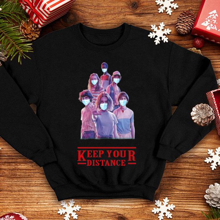 Keep Your Distance Face Mask Stranger Things shirt
