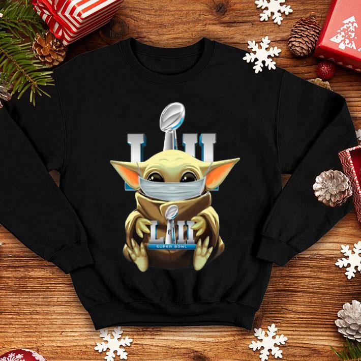 Star Wars Baby Yoda Face Mask Hug Super Bowl shirt