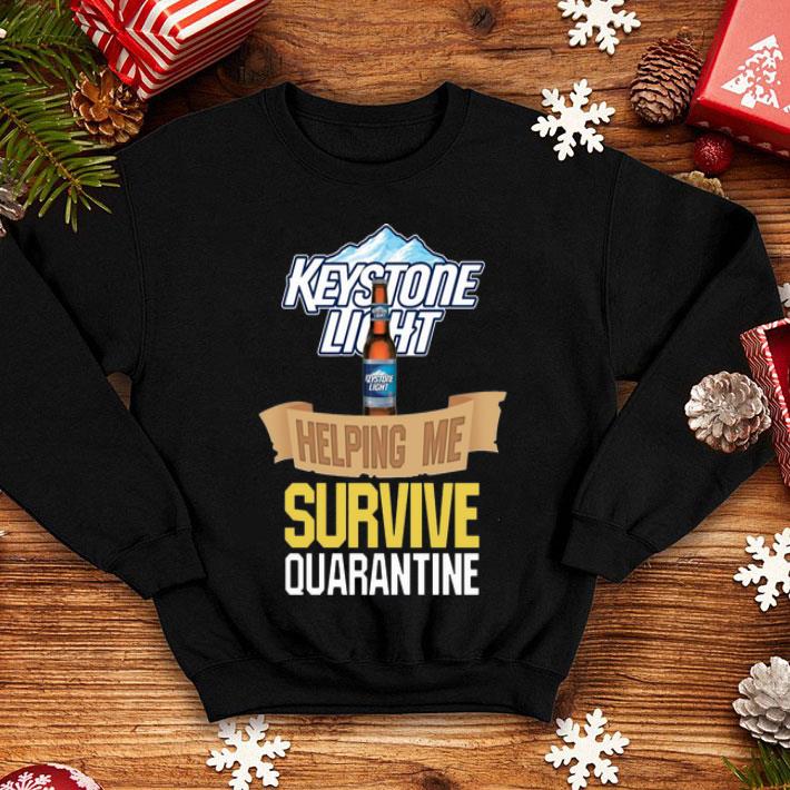 Keystone Light Helping Me Survive Quarantine Covid-19 shirt f54cb988 keystone light helping me survive quarantine covid 19 shirt 4 - Keystone Light Helping Me Survive Quarantine Covid-19 shirt