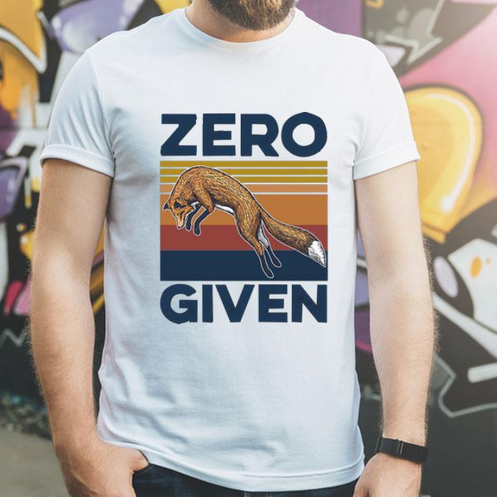 Vintage Fox Zero Given shirt